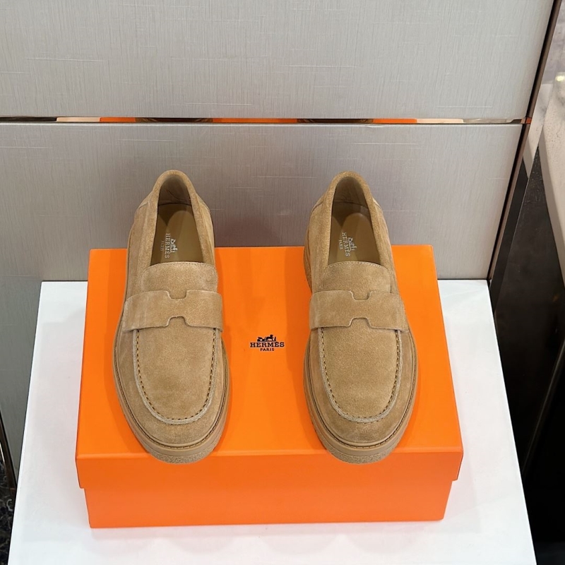 H**mes leather shoes